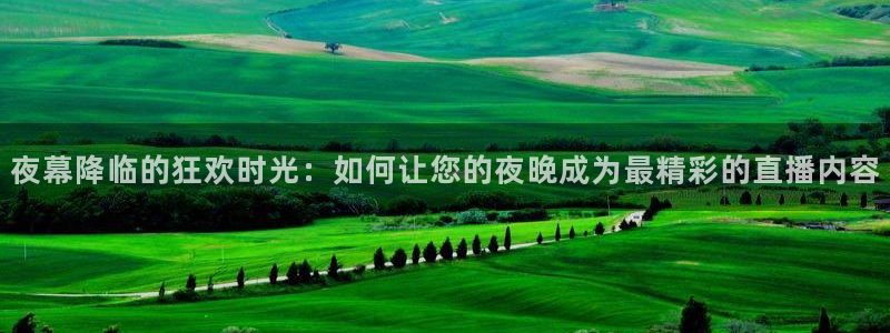 新球体育即时分：夜幕降临的狂欢时光：如何让您的夜晚成为最精彩的直播内容